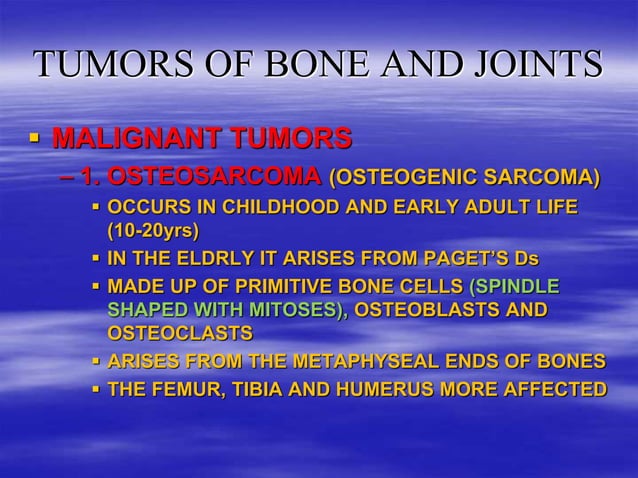 TUMORS OF BONE AND JOINTS IN ORTHOPAEDICS (4).ppt
