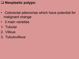 Tumors of colon | PPTX
