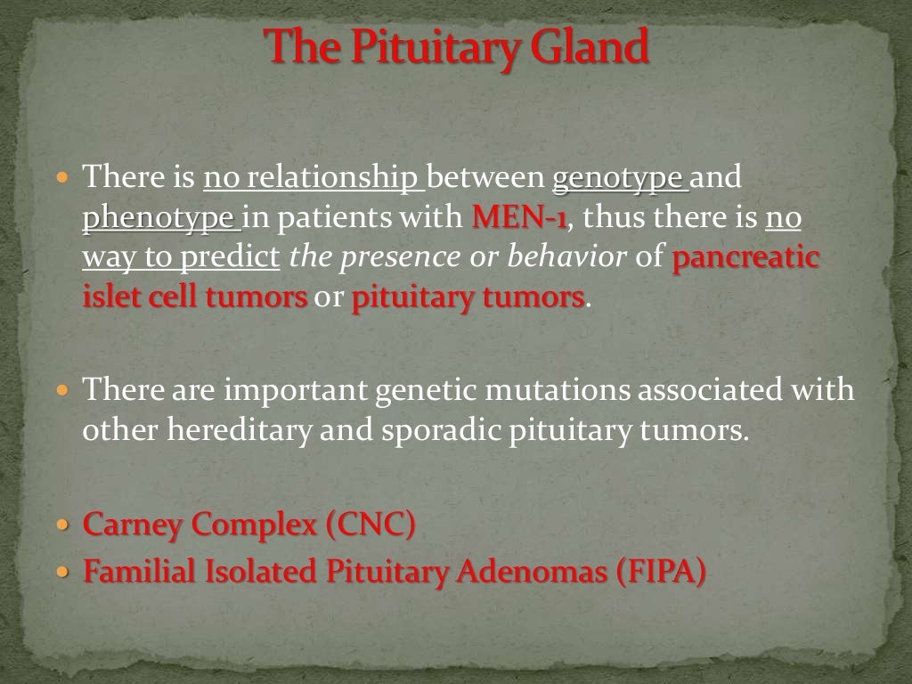 Tumors of the endocrine system