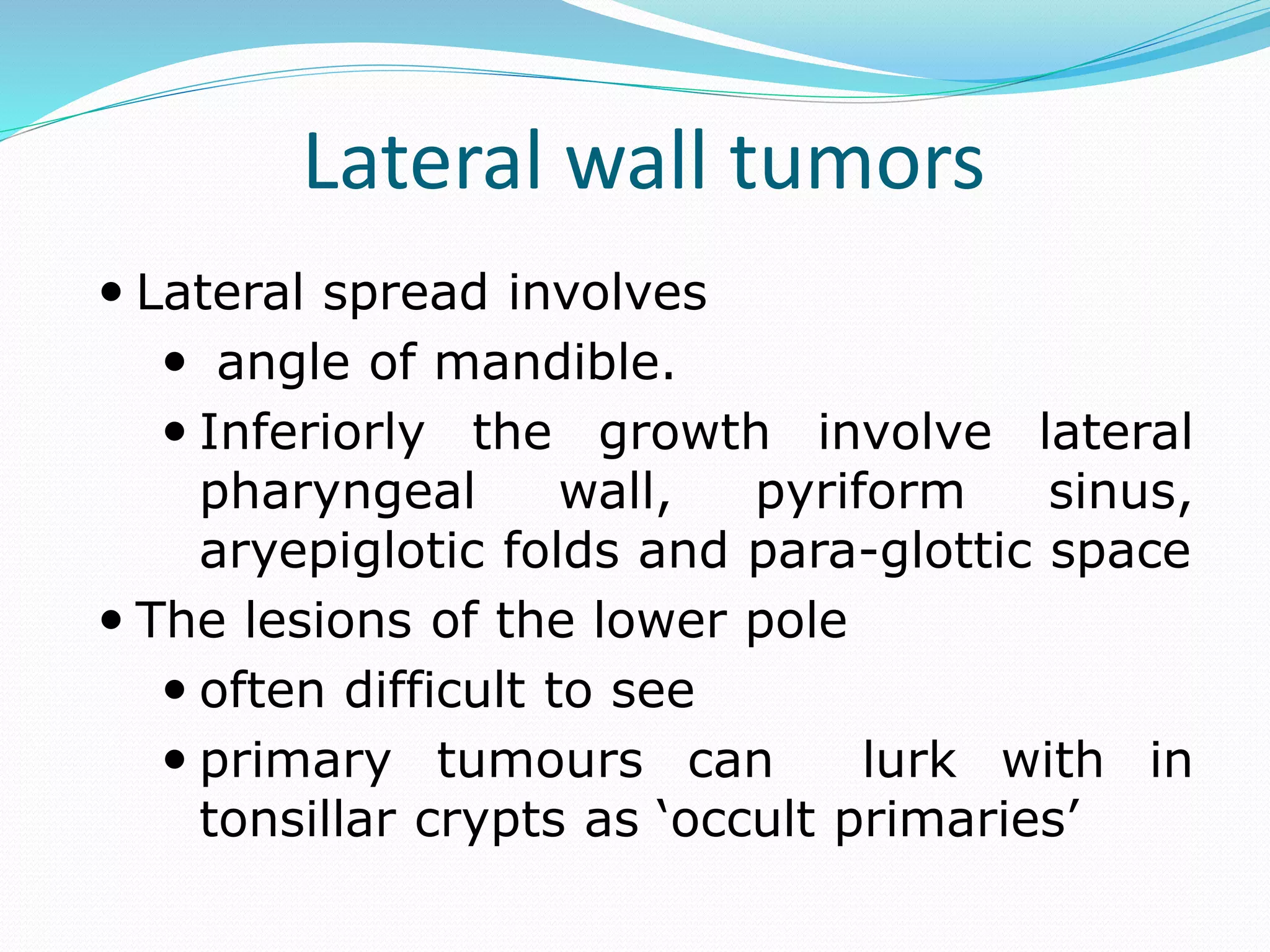 Tumors of the oral cavity and oropharynx | PPTX