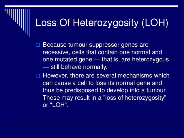 tumor suppressor genes