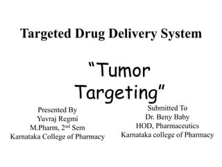 Tumor Targeting | PPT