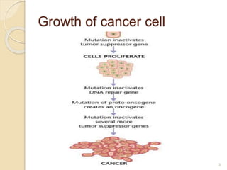 Growth of cancer cell
3
 