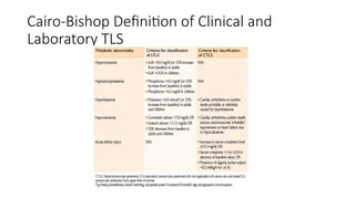 Tls Lab Definition Tumour Lysis Syndrome.pptxTumour Lysis Syndrome.pptx