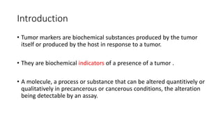 TUMOUR MARKERS AND CLINICAL EFFECTS OF TUMOR-1.pptx