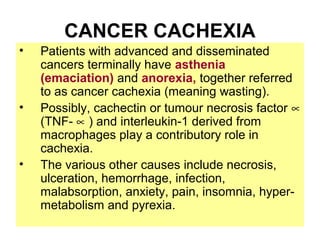 Cachectin Tumours | PPT