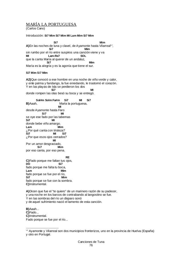 Canciones De La Tuna