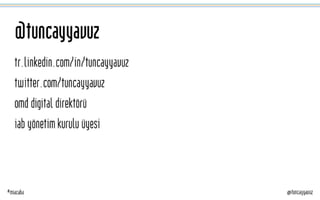 Tuncay Yavuz, 30 Kasım 2012 Adhere Sunumu