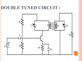 DOUBLE TUNED CIRCUIT :
 