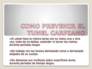 Tunel carpiano
