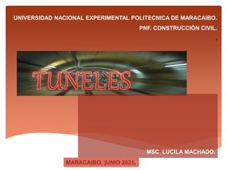 UNIVERSIDAD NACIONAL EXPERIMENTAL POLITECNICA DE MARACAIBO.
PNF. CONSTRUCCIÓN CIVIL.
.
MSC LUCILA MACHADO.
MARACAIBO, jUNIO 2021.
 