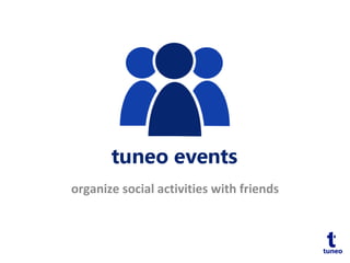 organize social activities with friends 