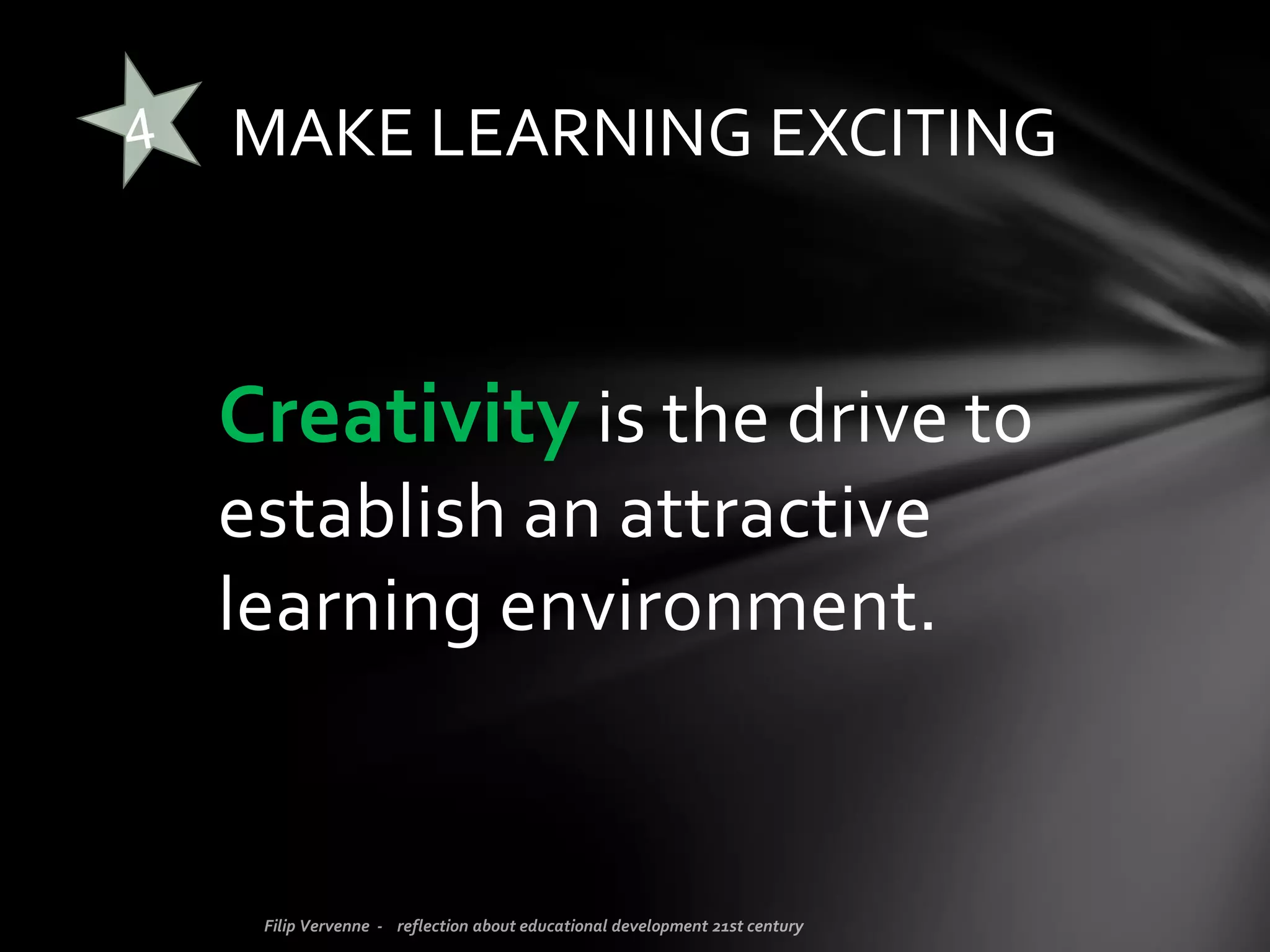 • Use the Deming circle,
Plan Do Check Act/Adjust, to design the
curriculum and to engage the learner in each step
you make.
• This model for reflection is well known in its
applications of Quality Management but it is a
perfect and in fact a wonderful basic tool for the
instructional designer.Think PDCA!
THINK DEMING
 