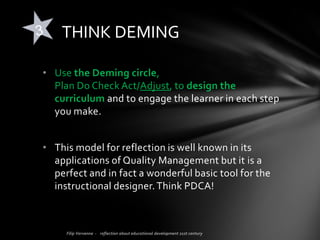 However, 3 interesting challenges remain
and they are situated,
where you would less expect them:
in the preparation and the tail of the learning
event*…
* let’s call it an event: the course, training, methodology, interaction,…
Engage…
 