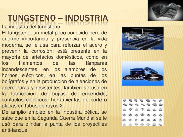 Tungsteno introducción