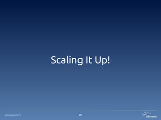 ©Continuent 2014 29
Scaling It Up!
 