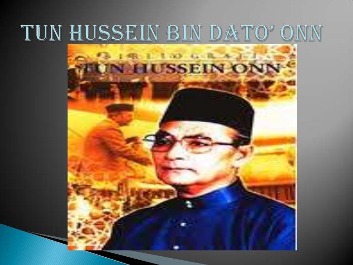 Tun hussein bin dato' onn