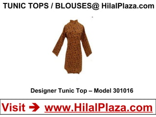 Tunic tops blouses-women-islamic-clothes