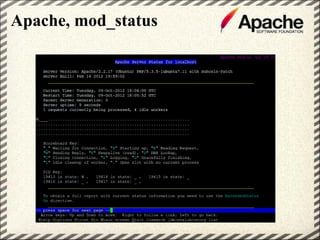 Apache, mod_status
 