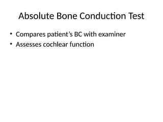 Tuning_Fork_Tests_ENT otorhinolaryngology | PPTX
