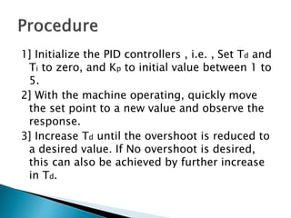 Tuning of pid | PPTX