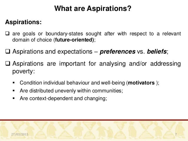 what are aspirations