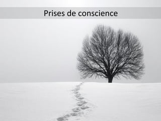 Prises de conscience
 