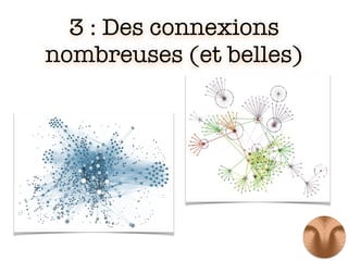 3 : Des connexions
nombreuses (et belles)
 