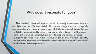 Child Mortality Problem in the World | PPT