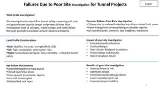 Failures Due to Poor Site Investigation in Tunnel Engineering Projects ...