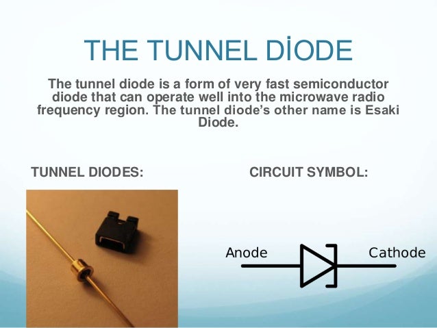 tunnel diode What is a tunnel diode see if you know by trying to answer the multiple-choice questions on this interactive online quiz you can also print out. tunnel diode What is a tunnel diode see if you know by trying to answer the multiple-choice questions on this interactive online quiz you can also print out.