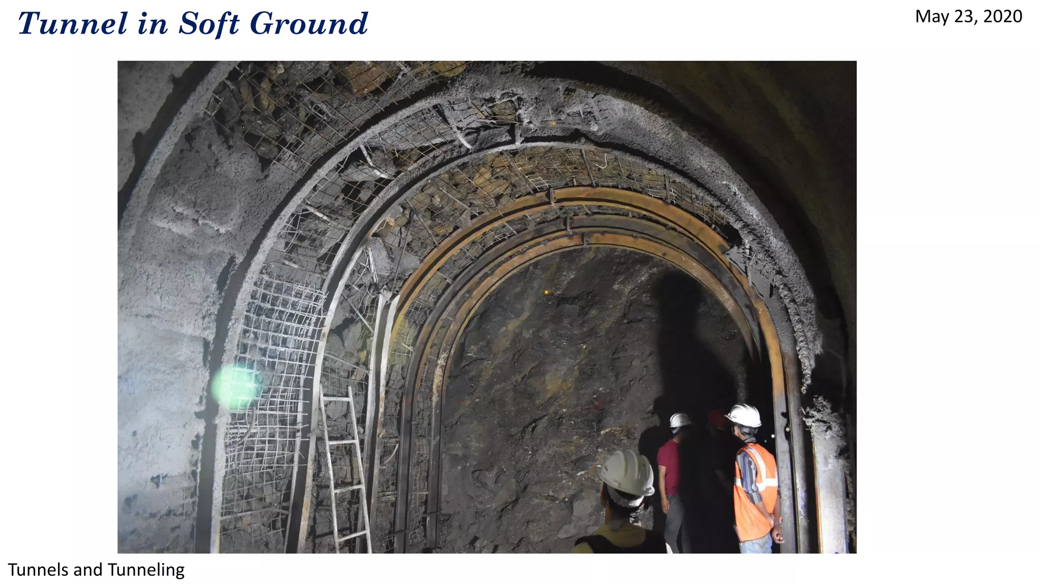 May 23, 2020
Tunnels and Tunneling
Tunnel in Soft Ground
 