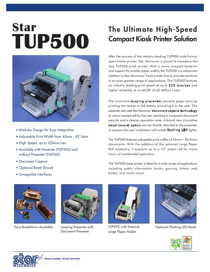 star micronics thermal printer