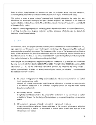 Predicting Credit Card Defaults using Machine Learning Algorithms | PDF
