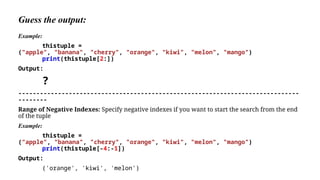tuple in python is an impotant topic.pptx