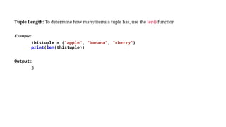 tuple in python is an impotant topic.pptx