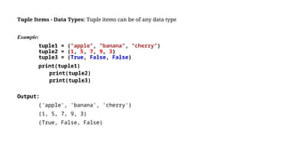 tuple in python is an impotant topic.pptx