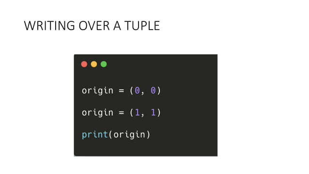 PART 6 - Python Tutorial | Tuples In Python With Examples | PPT