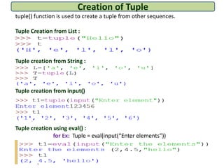 Tuples in Python | PPT