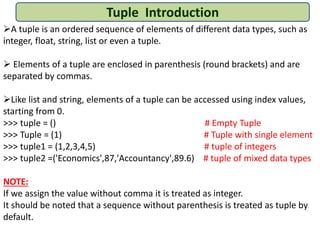 Tuples In Python