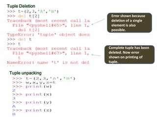 Tuples in Python