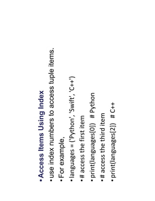 Python Programming And Lab Tuples Lists Pdf Python Programming And Lab Tuples Lists Pdf