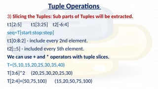 Tuples class 11 notes- important notes for tuple lesson | PPTX