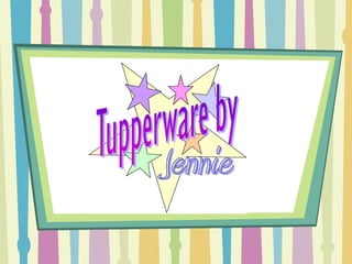 Tupperware business opportunity presentation