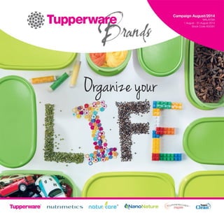 Tupperware catalogue august 2014