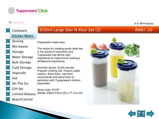 Code Tupperware Tupperware catalogue | PPT
