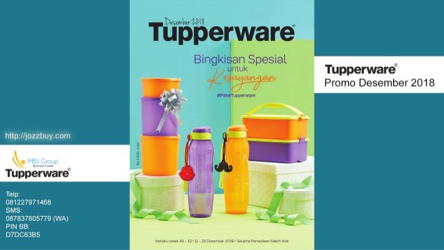 Harga Katalog Promo Tupperware Bulan Desember 2018 Agen Tupperware