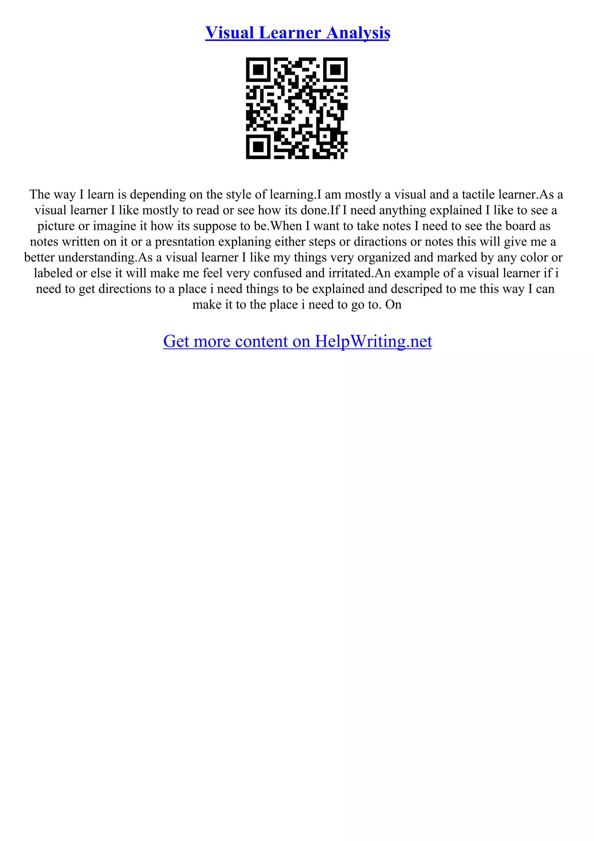 Turabian Style Essay Example | PDF