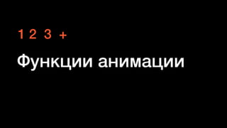 Функции анимации
1 2 3 +
 