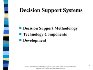 Decision support system an overview in teams | PPT